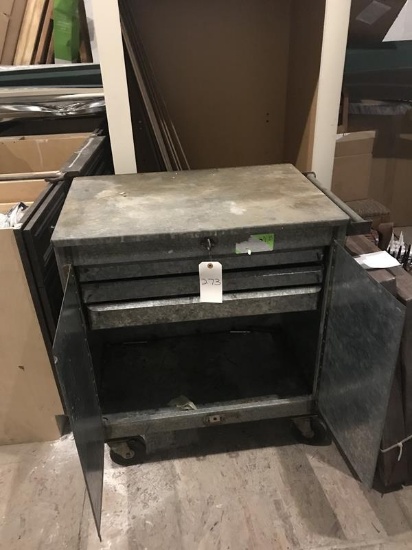 Metal cabinet and contents