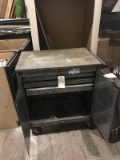 Metal cabinet and contents