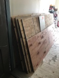 Lot of plywood, osb, paneling