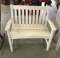 Wooden bench