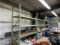 Large metal shelving without contents - 28 ft long, 12 ft tall