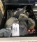 Contents of drawer- gloves, knee pads