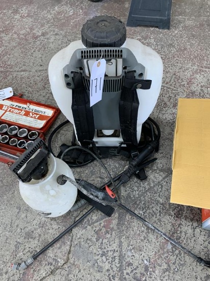 Backpack and 1 gallon sprayers