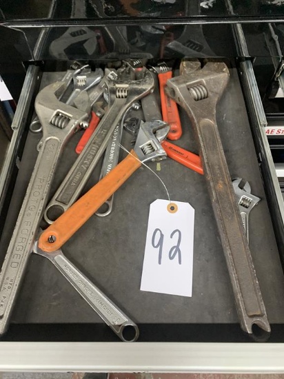 Contents of drawer- crescent wrenches