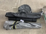 Camp chair, floor mat, rv generator exhaust system