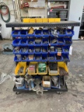 Rack of miscellaneous hardware