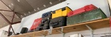 Contents of shelf - empty tool boxes