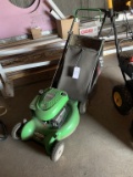 Push mower and bagger