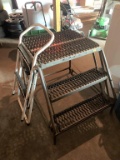 Steps and step ladder