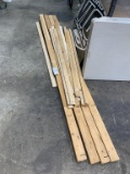 Lot of lumber- trim boards, 2x4s