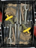 Contents of drawer- chisels