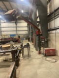 Zip Line Welding Boom with Lincoln 455M Welder with Power Feed 10M