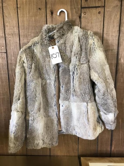 rabbit fur coat