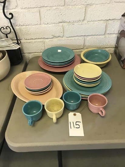 fiesta ware dishes