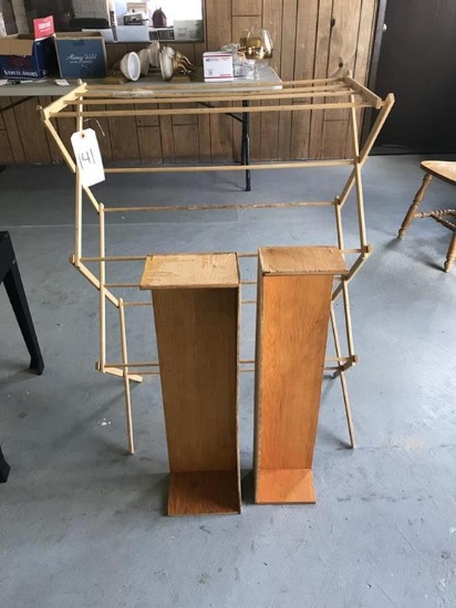 drying rack and shelves