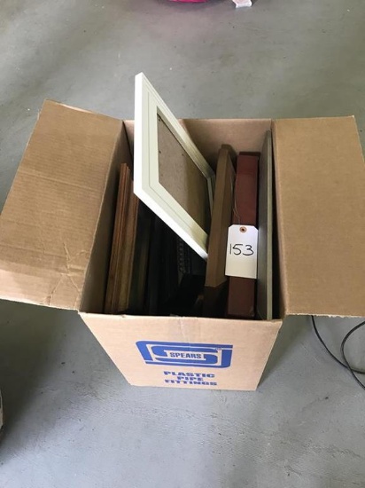 large lot of picture frames