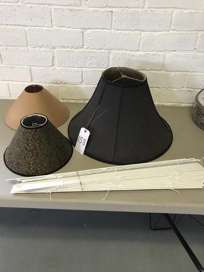 lamp shades, blinds