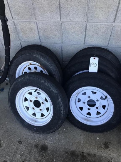 6 cart tires (5.30-12)