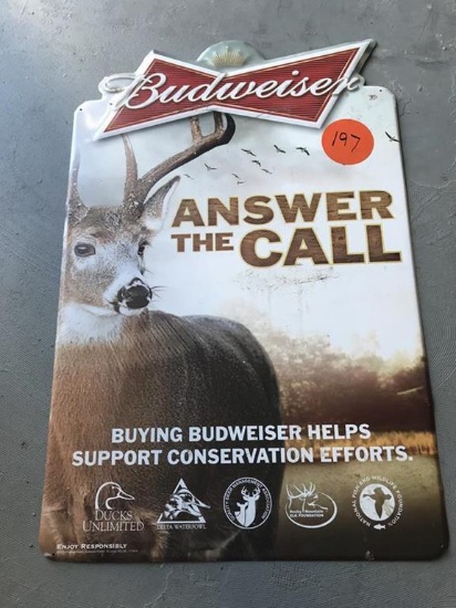 Budweiser sign