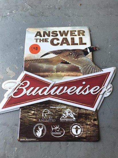 Budweiser sign