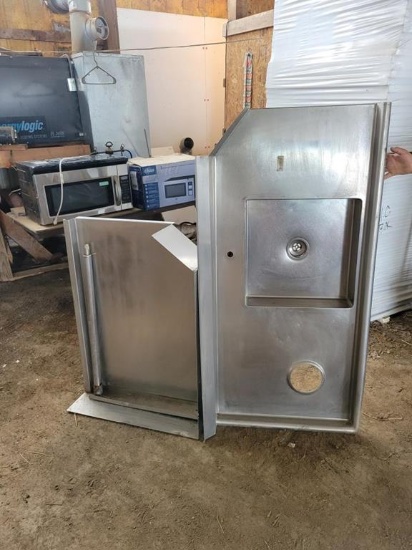 Stainless Steel Sink with Attached Table