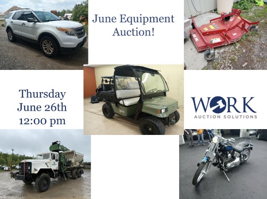 June Equipment Auction!
