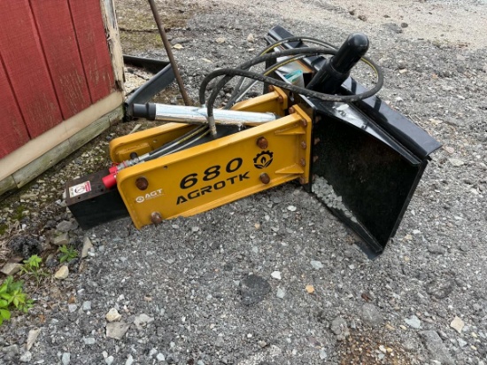Agrotk 680 Hydraulic Breaker Hammer Attachment