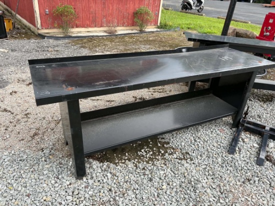 8' Metal Work Table