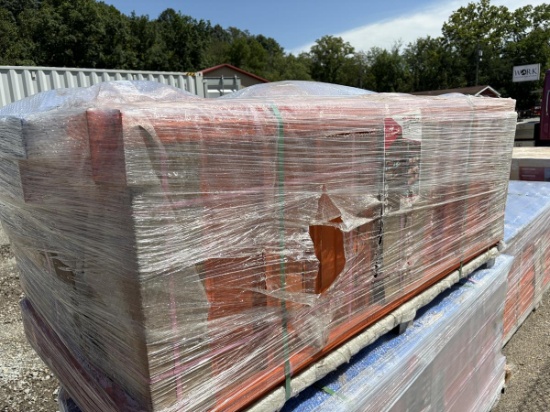High-End 40' 6 Section Heavy Duty Metal Storage Shelves