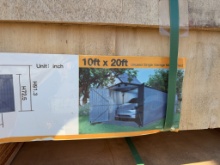 10ft x 20ft Single Garage Metal Shed Kit