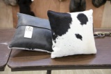 2 Cowhide Pillows (2x$)