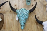 Turquoise-style Buffalo Skull