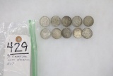 Ten 5 Mark Nazi Coins (5x$)