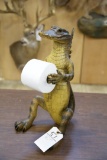 Alligator Toiliet Paper Holder (reproduction)