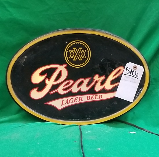 PEARL BEER SIGN -WORKS