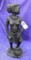 AFRICAN SOAP STONE STATUE, AFRICAN WOMAN (HEAVY)