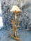 ELK ANTLER FLOOR LAMP W/ SHADE