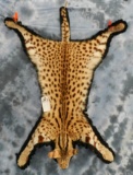 SERVAL CAT RUG WITH FELT, EXTRA NICE