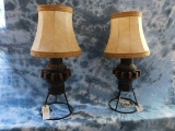 2 WAGON HUB LAMPS (2X$)