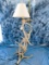 ELK ANTLER FLOOR LAMP W/ SHADE