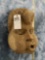 WOODEN CHERUB MASK W/GLASS EYES