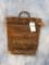 SANTA FE RAILROAD LEATHER MAIL BAG FROM THE LATE 1800S TO EARLY 1900S, NICE