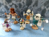 5 KACHINA DOLLS (5x$)