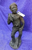 AFRICAN SOAP STATUE, TRIBESMAN (HEAVY)