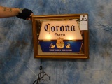 CORONA LIT SIGN