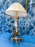 ANTLER LAMP W/ SHADE