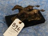 GALLOPING HORSES BRONZE (ONE$)