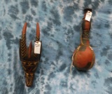 GOURD VESSEL AND A MASK (2X$)