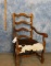 CHAIR W/COWHIDE