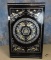 ASIAN STYLE EBONY WOOD W/MOTHER OF PEARL INLAY CABINET